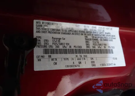 2013 Ford C-Max Hybrid Se from USA, damaged, VIN 1FADP5AU5DL532544